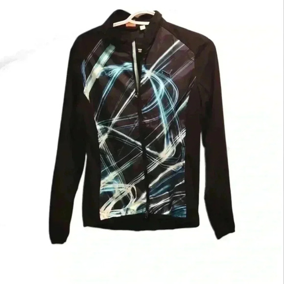Puma Sport Lifestyle Storm Cell Full Zip Track Athletic Warm-Up Jacket Size Smal - Picture 1 of 8